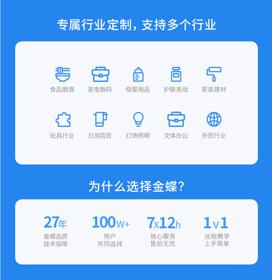 金蝶KIS云商贸版V9.0 一站式采购销售仓存资金财务记账管理ERP软件解决方案